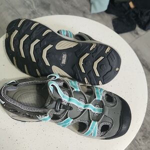Women's Outdoor Sandals - Gray and Teal